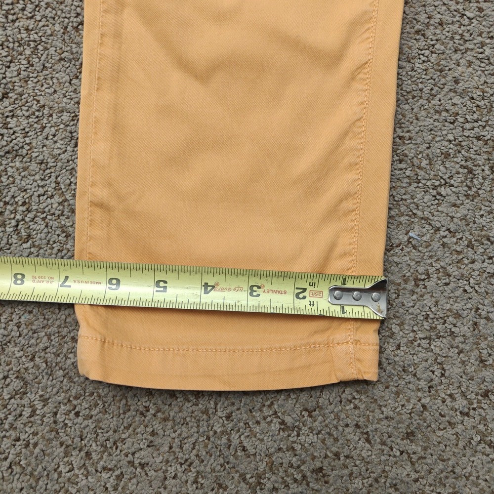 MARCO PESCAROLO Mens Pants 35 Peach Cotton Silk Quiet Luxury - Picture 13 of 16
